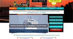 Desktop Screenshot of fortlauderdaleshuttle.com